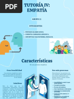 Tutoría Iv: Empatía: Grupo 11