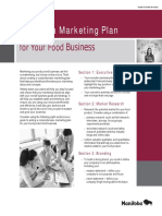 Writing A Marketing Plan: For Your Food Business