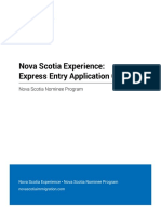 Nova Scotia Experience: Express Entry Application Guide