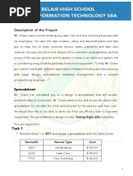 (Instructions) CXC CSEC INFORMATION TECHNOLOGY - SBA - 2023 | PDF ...