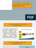 2.2. Reclutamiento: Proceso Y Herramientas.: Ing. Joel Alberto Reynoso Razo