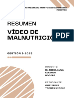 Resumen Del Vídeo de Malnutrición