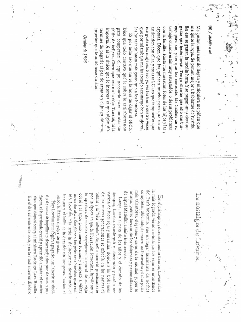 La Nostalgia de Lovaina Documento en PDF | PDF