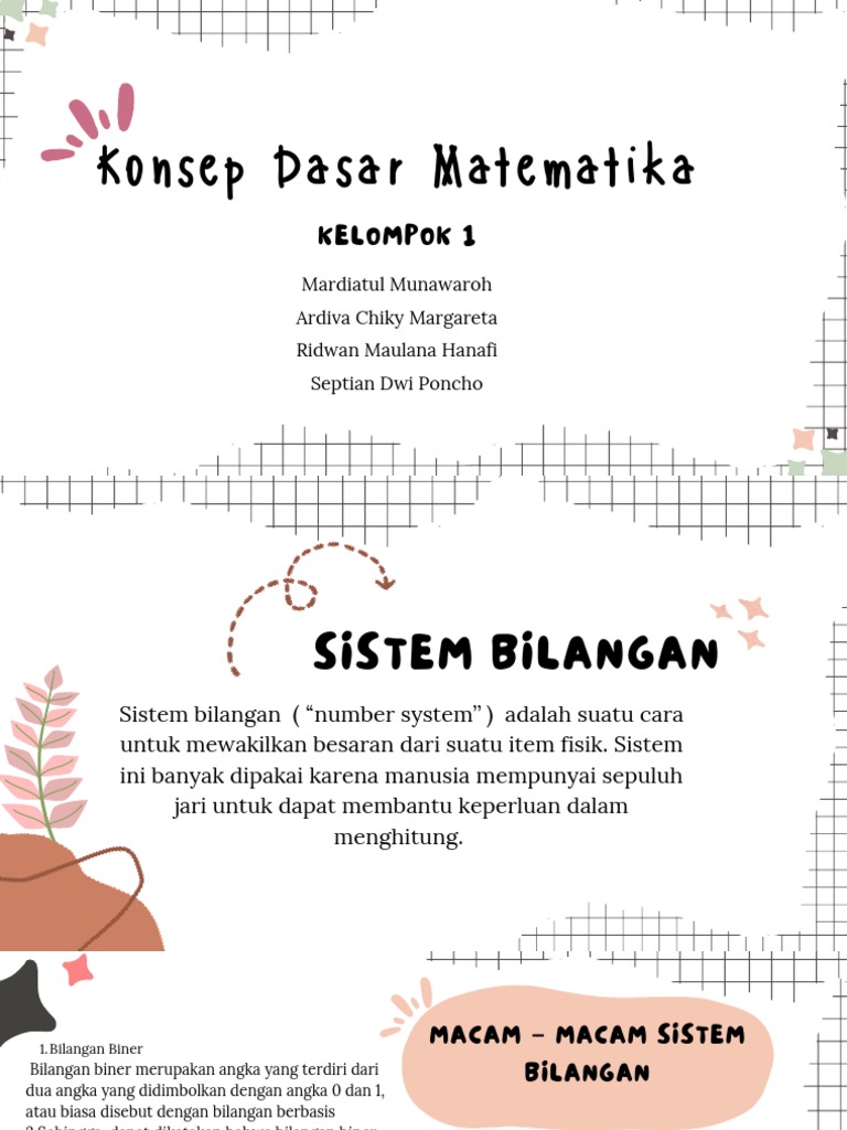 Konsep Dasar Sistem Bilangan Matematika | PDF