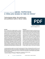 Elites Tecnológicas - Meritocracia e Mitos Pós Raciais No Vale Do Silício - Safia Noble e Sarah Roberts