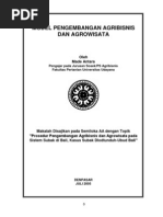  MAKALAH AGRIBISNIS
