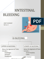 Upper Gastrointestinal Bleeding: Ankit Kumawat Roll No. 8