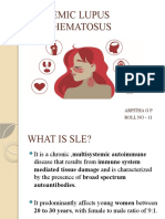 Systemic Lupus Erythematosus: Arpitha G P Roll No - 11