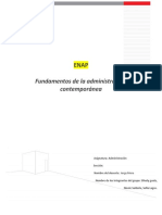 Fundamentos Administración Contemporánea