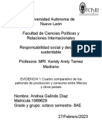 Análisis comparativo del desperdicio de alimentos y consumo de agua y comida no nutritiva entre México, E.E.U.U. y Canadá