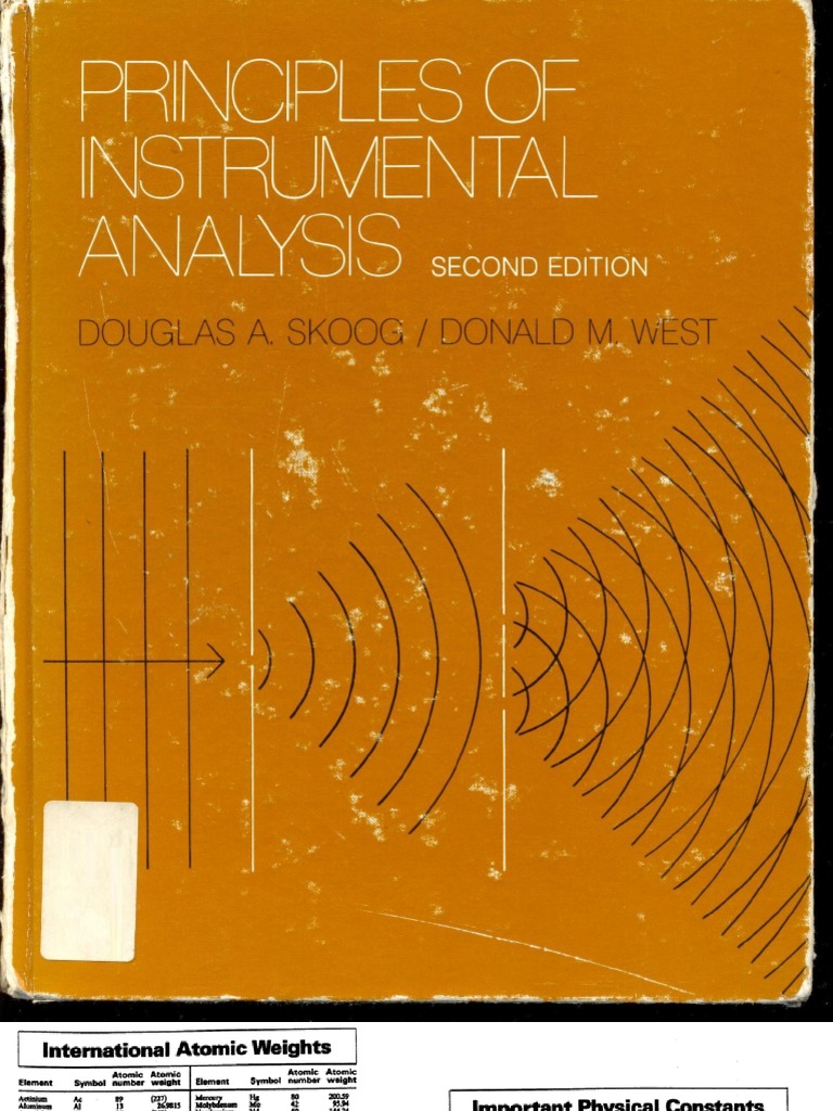 principles of instrumental analysis skoog 6th pdf free download