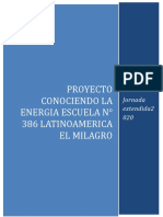 Proyecto Conociendo La Energia