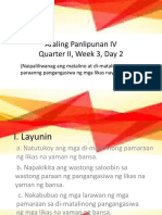 Araling Panlipunan IV Quarter II, Week 3, Day 2