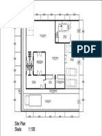 Site Plan Skala 1:100: Garasi Ruang Display