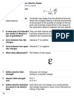 Electric Field Flashcards