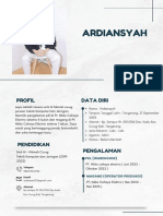 Ardiansyah: Profil Data Diri