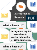 Introduction To Research