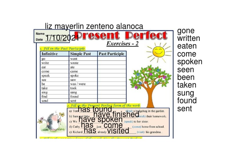 Drawing (2). Eamen Past Participle PDF