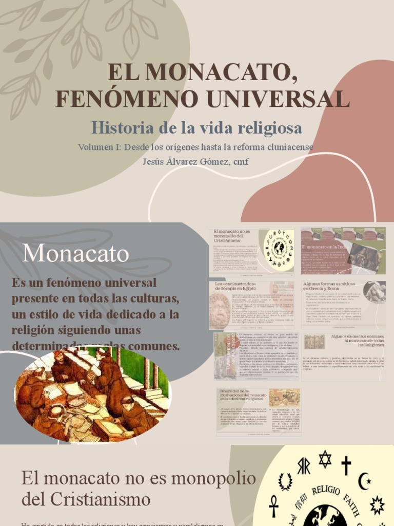 Historia de La Religión - 1. El Monacato, Fenómeno Universal | PDF ...