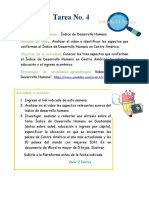 Tarea No. 4 Índice de Desarrollo Humano