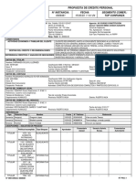 N° Instancia: Fecha: Segmento Comer.: Top Confianza: Propuesta de Crédito Personal