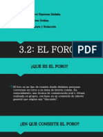 3.2: El Foro