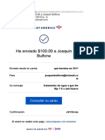 Ha Enviado $100.00 A Joaquin Bulfone: Consultar Su Saldo