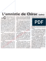 Le Canard Enchainé - 2007.04.18 - L'amnistie de Chirac (Promise Par Sarkozy en Échange Du Soutien de Chirac)