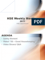 HSE Weekly Meeting