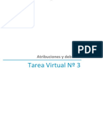 Tarea Virtual #3: Atribuciones y Deberes