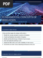 Fundamental Concepts of Irrigation