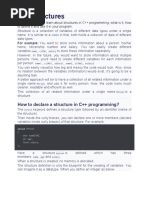 C++ Structures