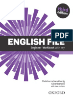 English File Beginner 3rd Work Book Reducido