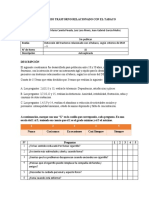 Cuestionario de Entrega, Trastorno Por Tabaco