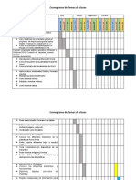 Cronograma de Temas de Clases