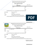 Undangan Pengambilan Bantuan Beras