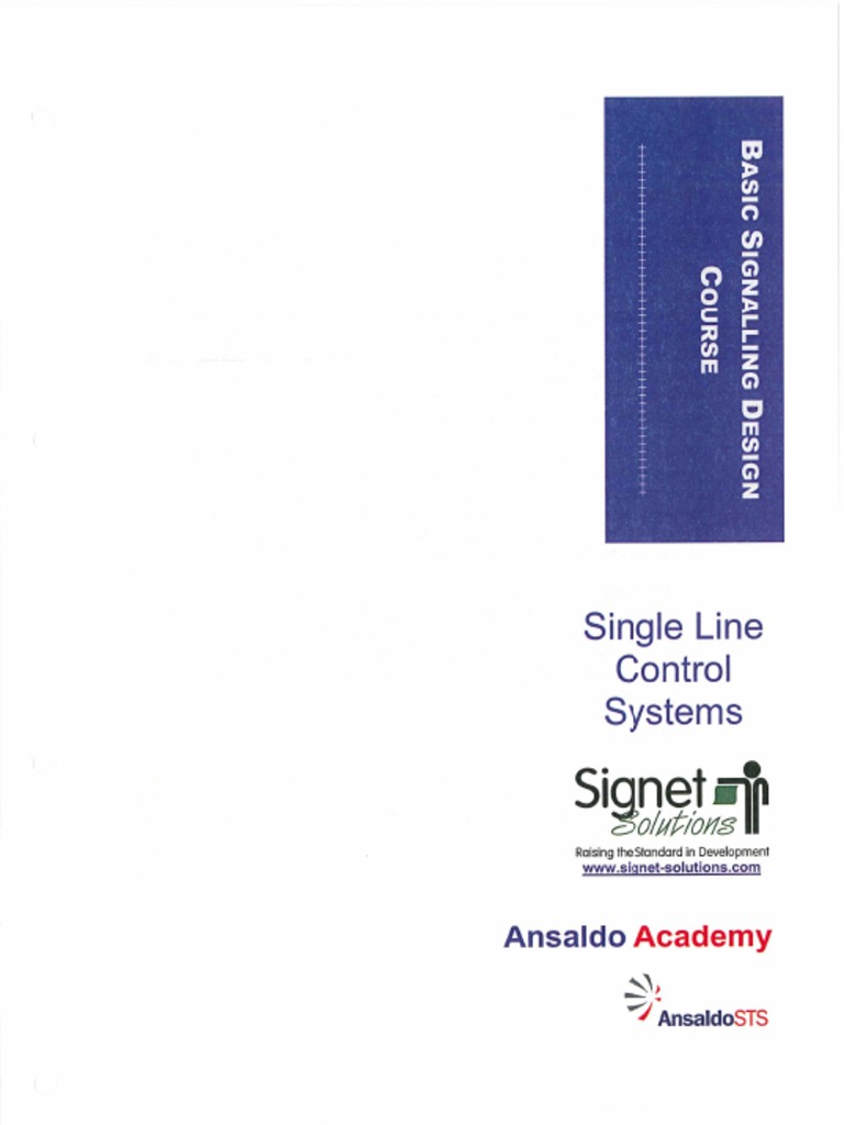 14 Single Line Control System | PDF
