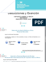 Reformas y Deducciones Especiales ISR