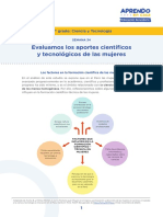 Evaluamos Los Aportes Científicos y Tecnológicos de Las Mujeres