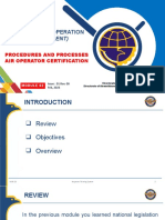 Air Operator Certification - Operation FCN 2001 (Recurrent)