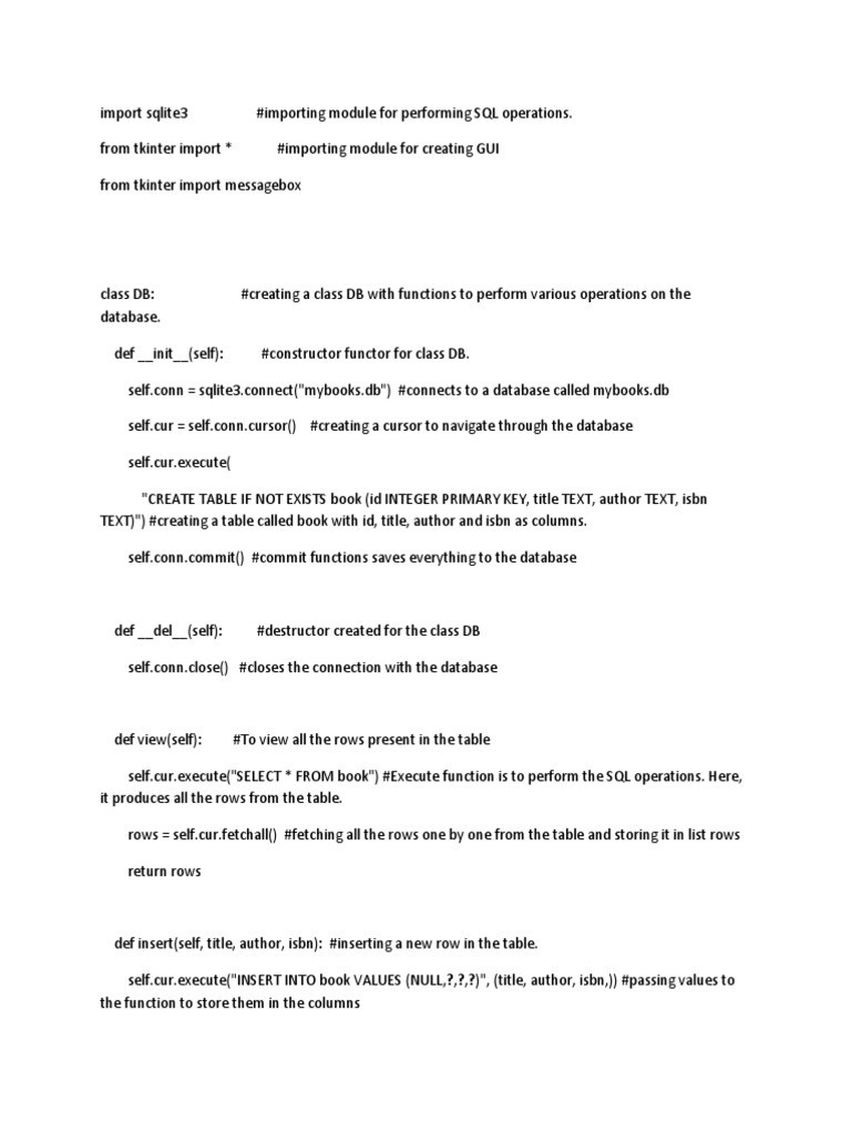 Sqlite crud app pdf database index table database 