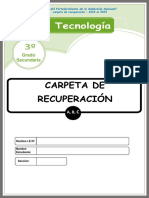 Carpeta de Recuepracion 3 Grado