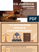 La Sociología Jurídica Contemporanea
