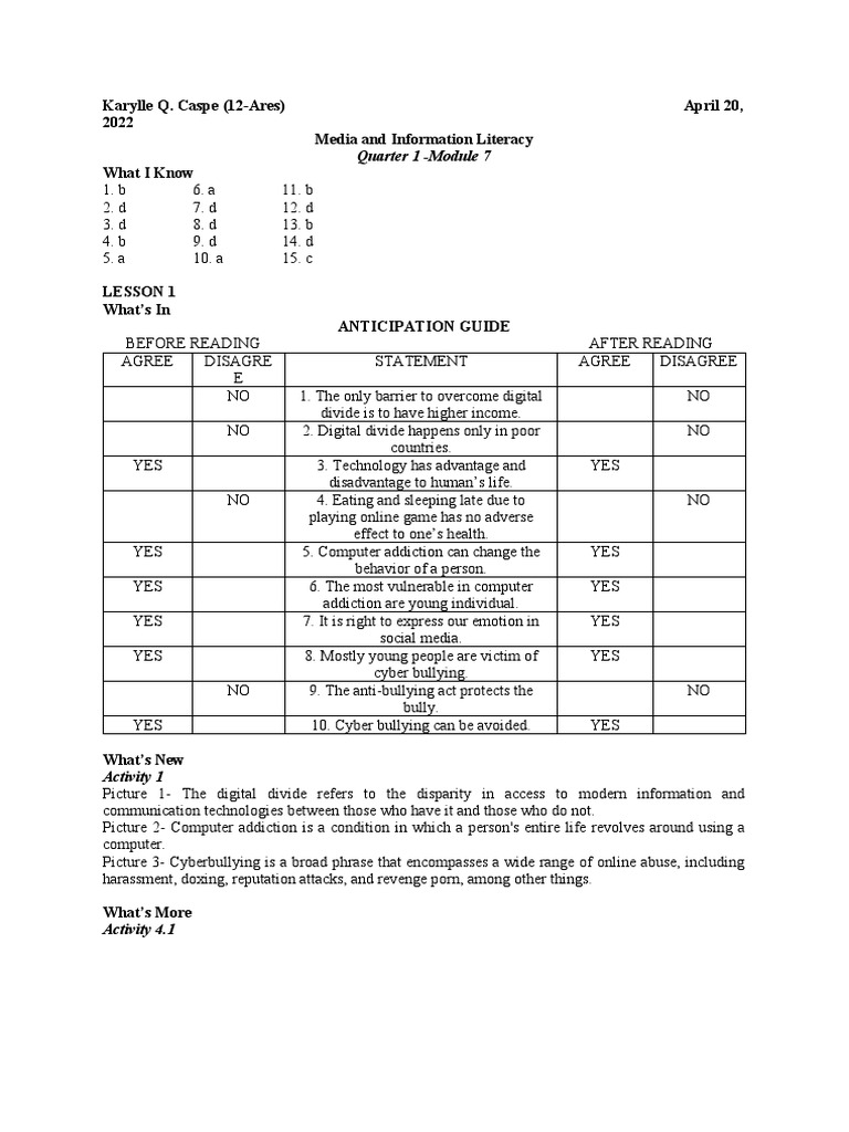 MIL Mod 7 PDF Cyberbullying Bullying