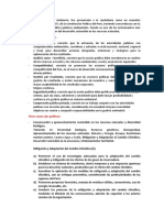 La Política Nacional de Ambiente