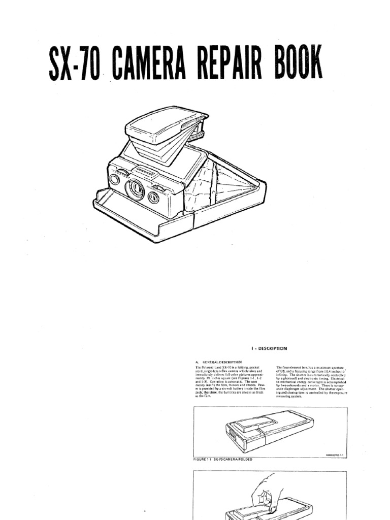 Polaroid SX70 Repair Manual PDF
