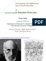 Lecture Five Radial-Basis Function Networks: Associate Professor