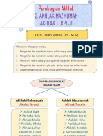 Pertemuan 5 Pembagian Akhlak