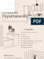 Proyecto Departamento: Diseño de Interiores