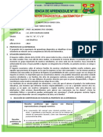 Experiencia Diagnostica Matematica 5º Sec - Diego - Ferrer - 2022